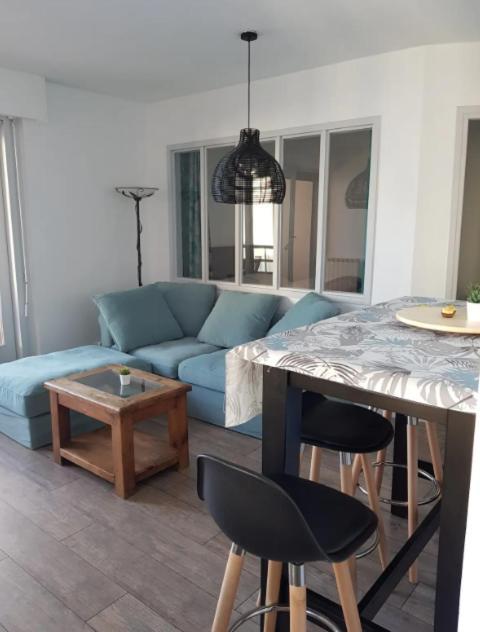 Splendide T2 Face A La Mer, Terrasse, Wifi Hendaye Ngoại thất bức ảnh